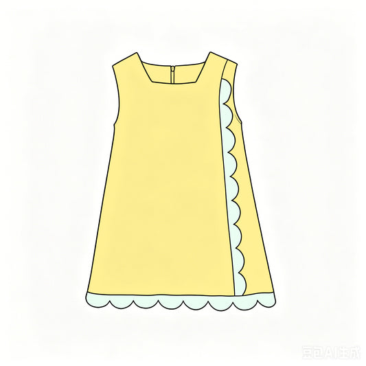 GSD4243 YOGA preorder  scallop girl dress ruffle 202619