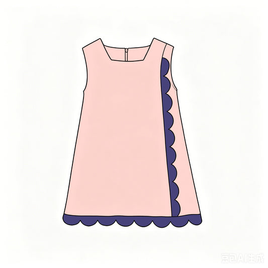 GSD4245YOGA preorder  scallop girl dress ruffle 202619