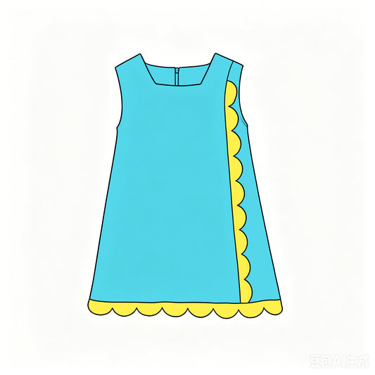 GSD4246  YOGA preorder  scallop girl dress ruffle 202619