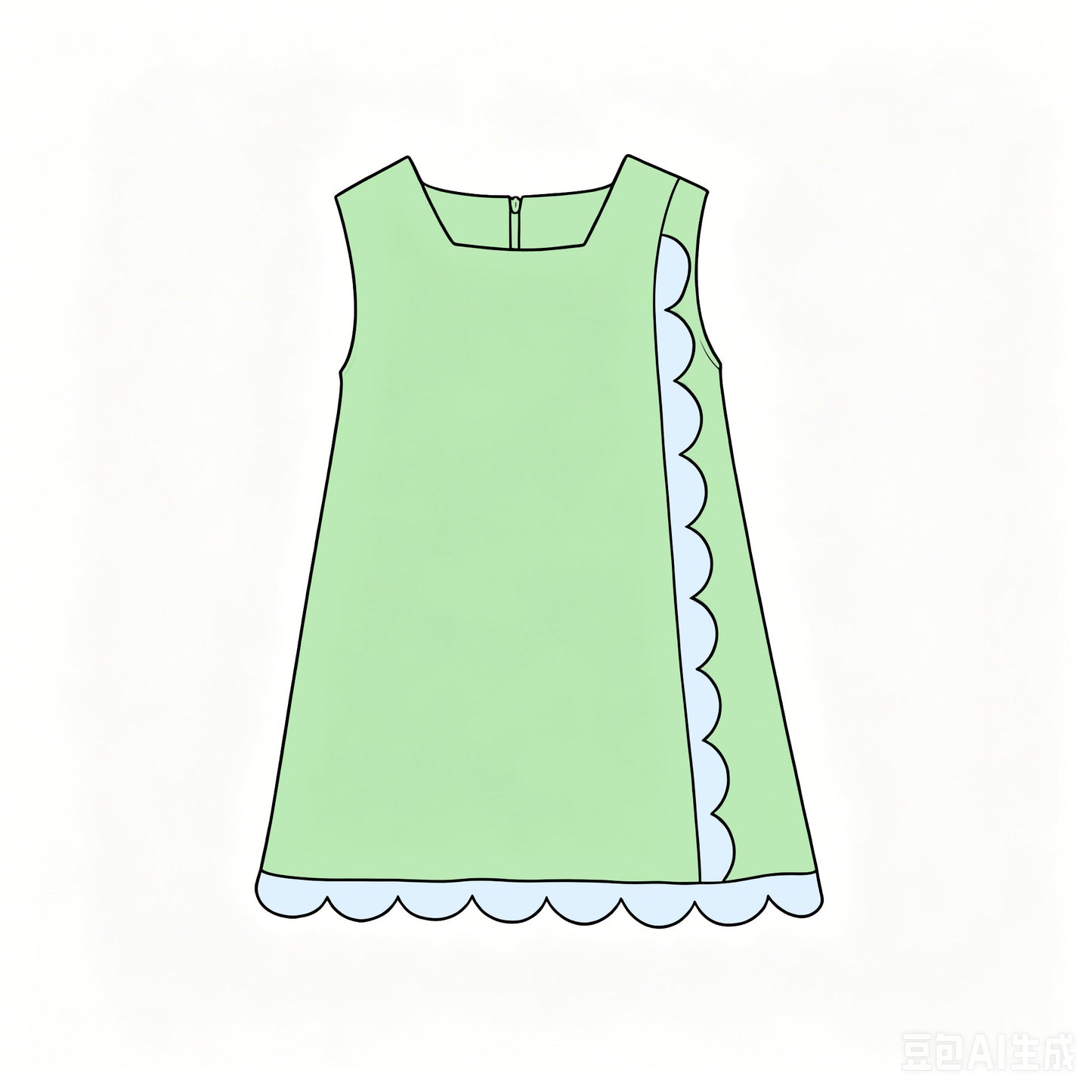GSD4247 YOGA preorder  scallop girl dress ruffle 202619