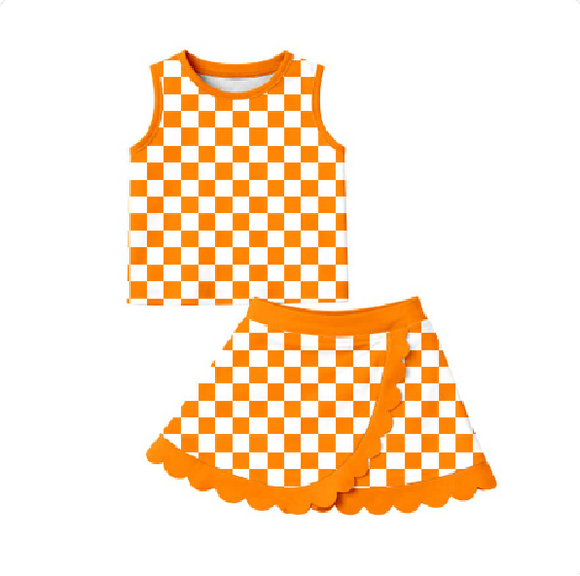 GSD4252 YOGA preorder checkboard skort girl outfit 202619