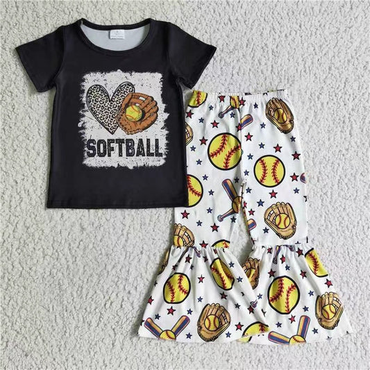 GSPO0215 Softball team Baseball short sleeve girl outfit 20230511 RTS