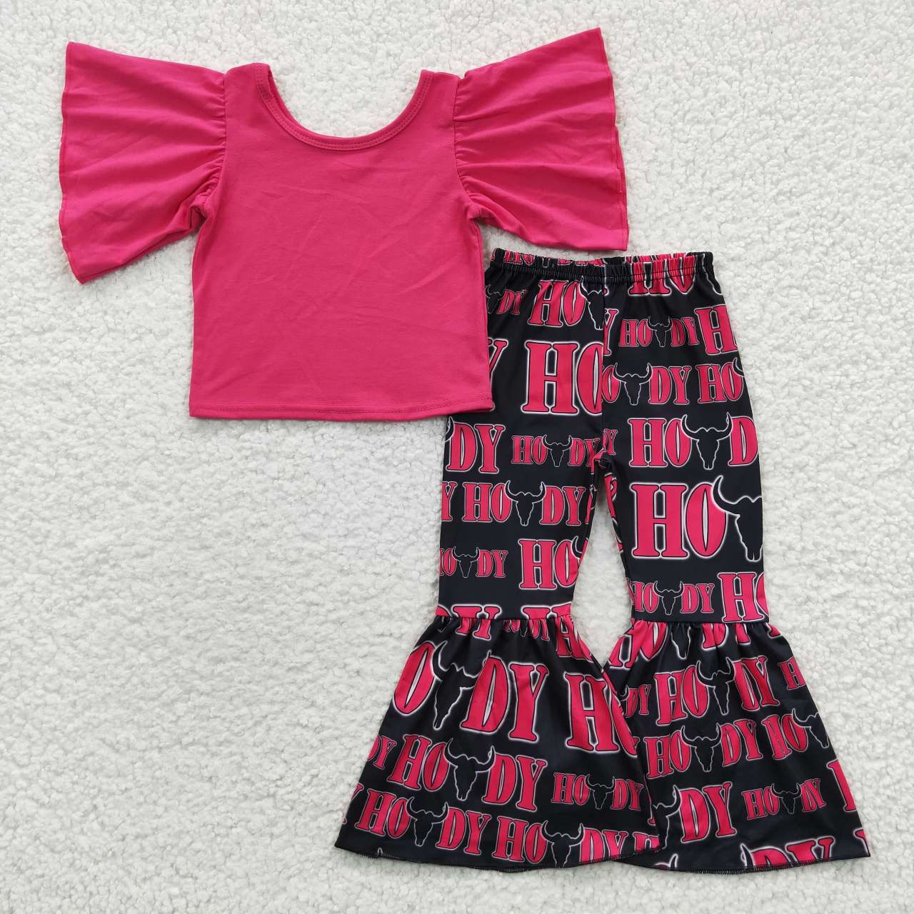 GSPO0610 holldy cow short sleeve girl outfit 20230506 RTS