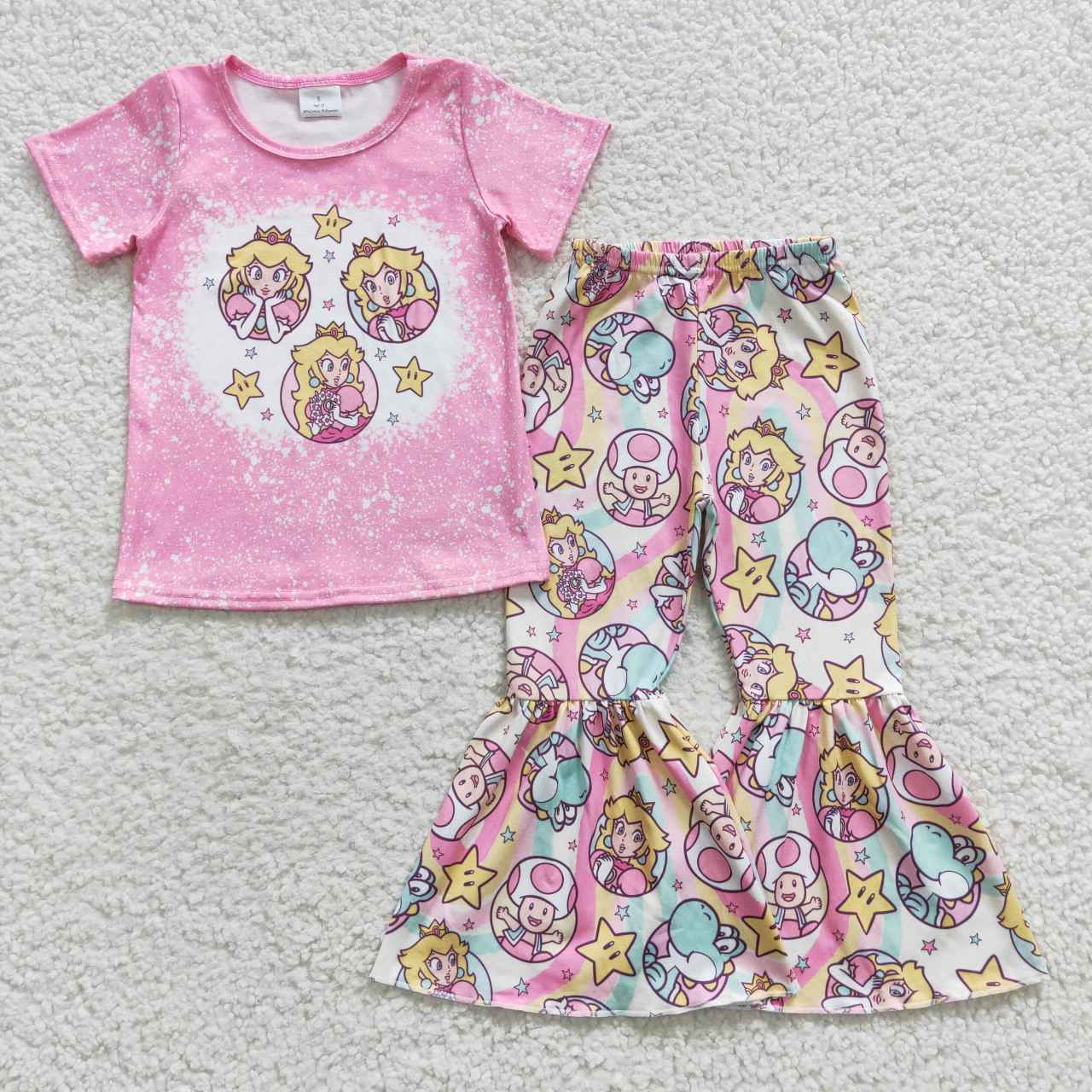 GSPO0651 cartoon short sleeve girl outfit 20230530 RTS