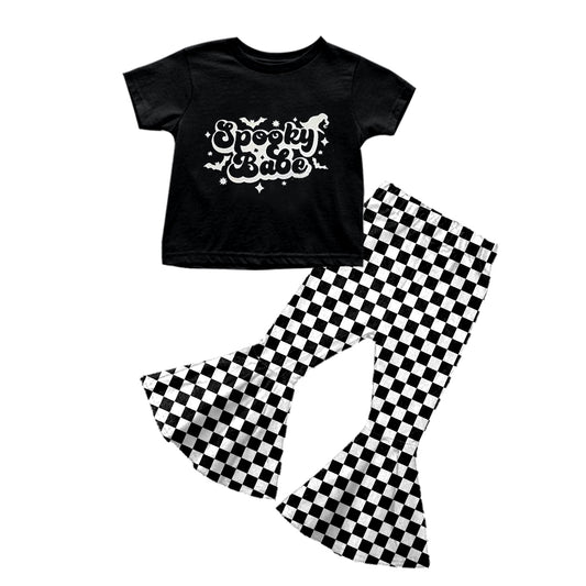 组合GSPO0659 babe checkerboard short sleeve girl outfit preorder 20230504