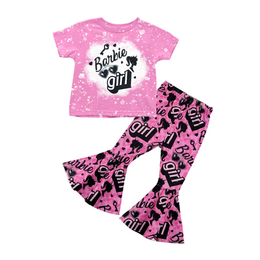 GSPO0988 western barbie short sleeve girl  outfit preorder 20231019