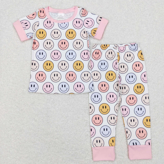 GSPO1078 smile short sleeve girl outfit  RTS 20231121