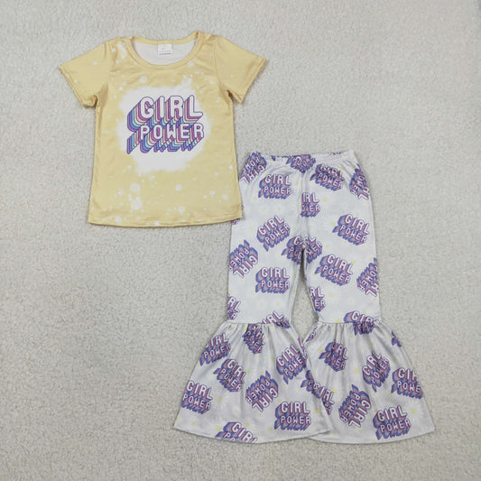 GSPO1092 western short sleeve girl power outfit 202601 RTS