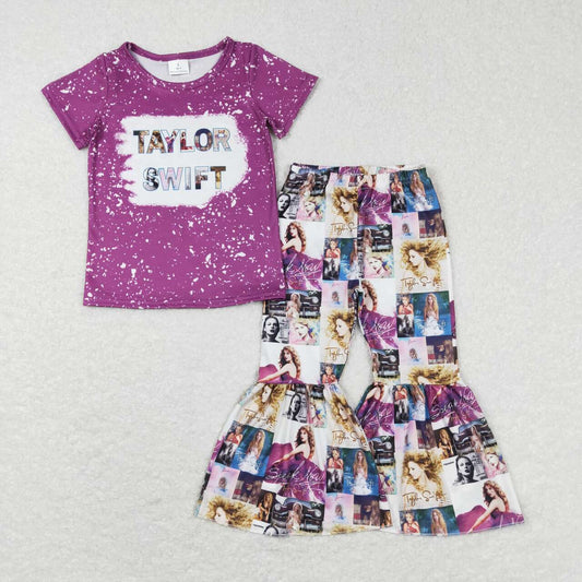 GSPO1140super star singer talor swift short sleeve girl outfit 20231204 RTS