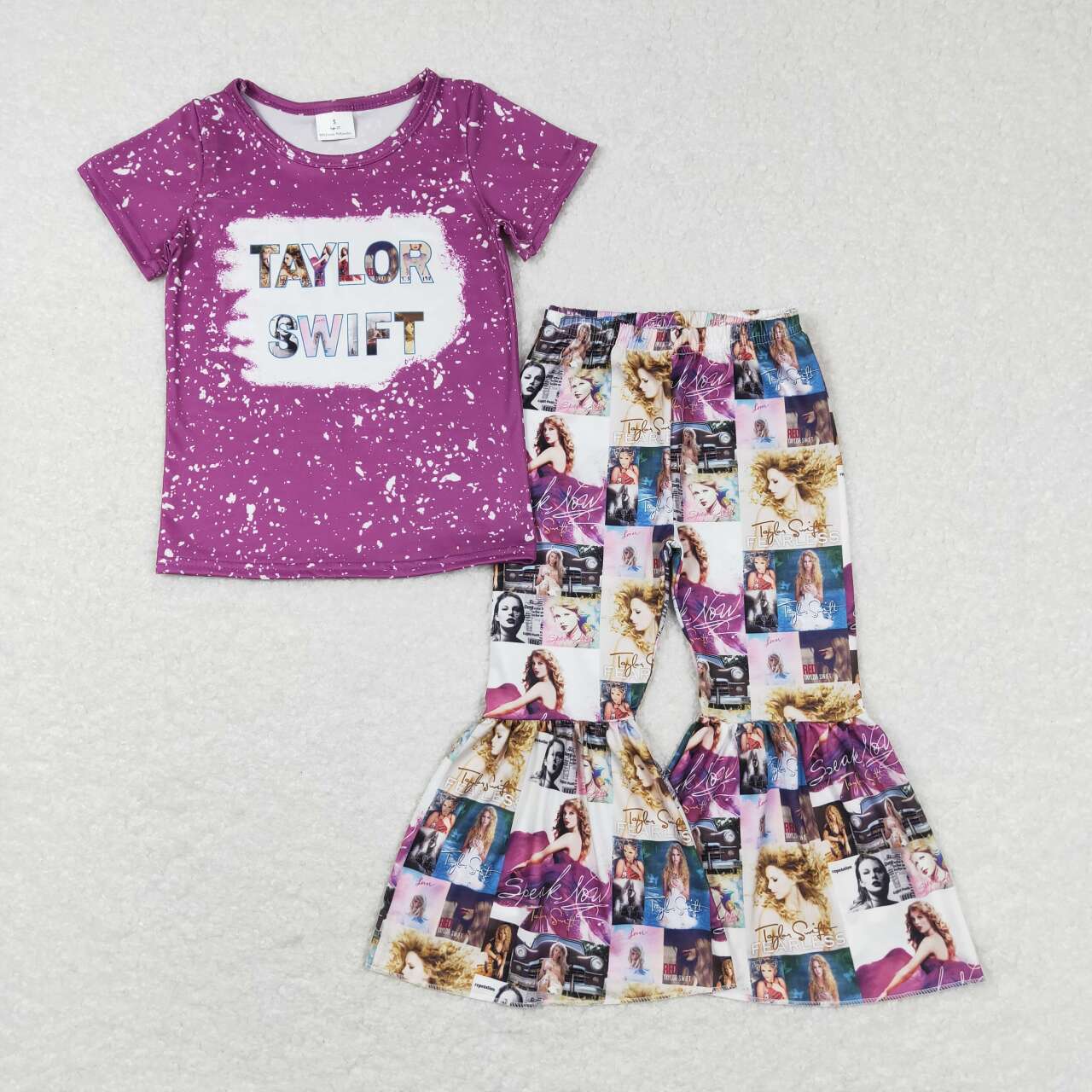 GSPO1140super star singer talor swift short sleeve girl outfit 20231204 RTS