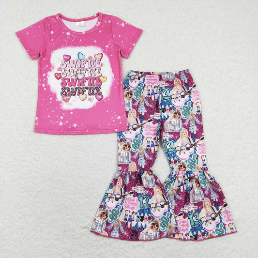 GSPO1211 RTS Daddy Valentine flowers girl outfit 202312