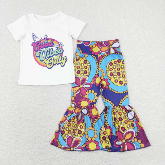 GSPO1240 RTS flowers girl pajamas outfit 202401