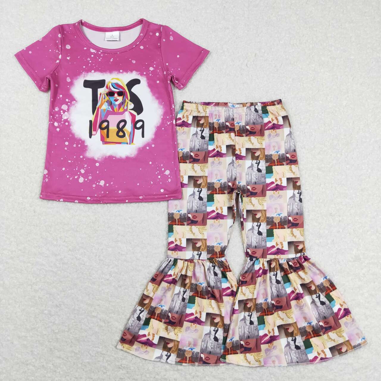 GSPO1245 taylor RTS 1989 flowers girl pajamas outfit 202401