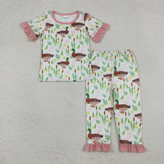 GSPO1252 duck girl pajamas outfit 202512 RTS