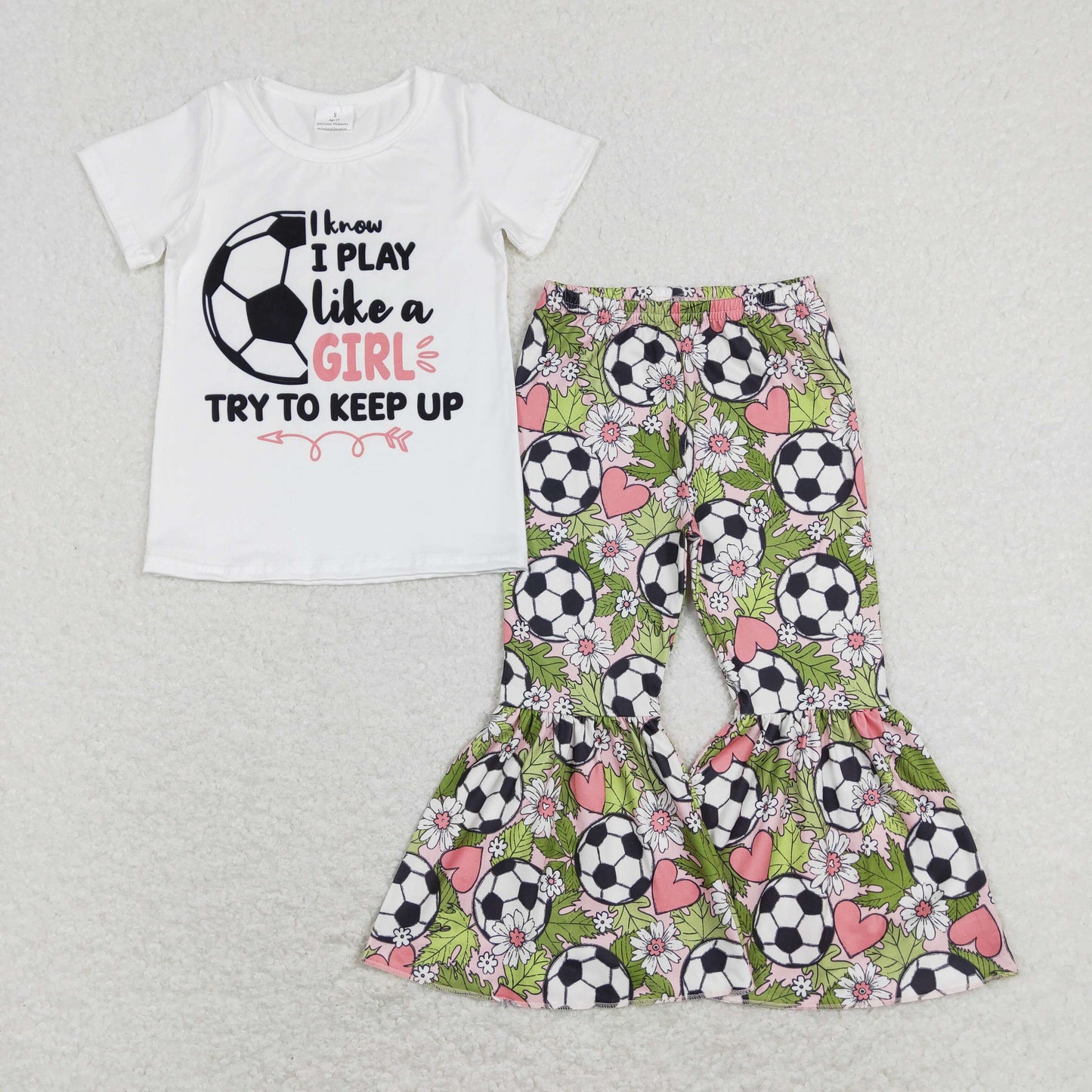 GSPO1263 RTS football flowers girl outfit  RTS 202401