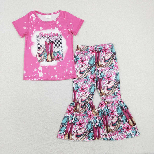 GSPO1293 RTS boots gem western smile flower girl outfit 202312