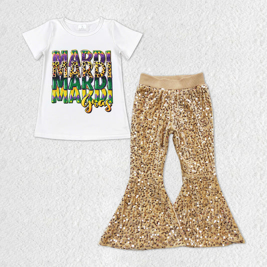 GSPO1328 Mardi Gras squins girl outfit 202312 RTS