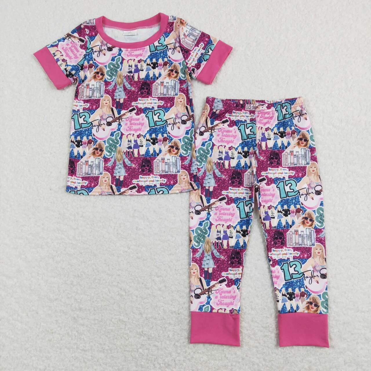 GSPO1332  swift girl pajamas outfit 202401 RTS