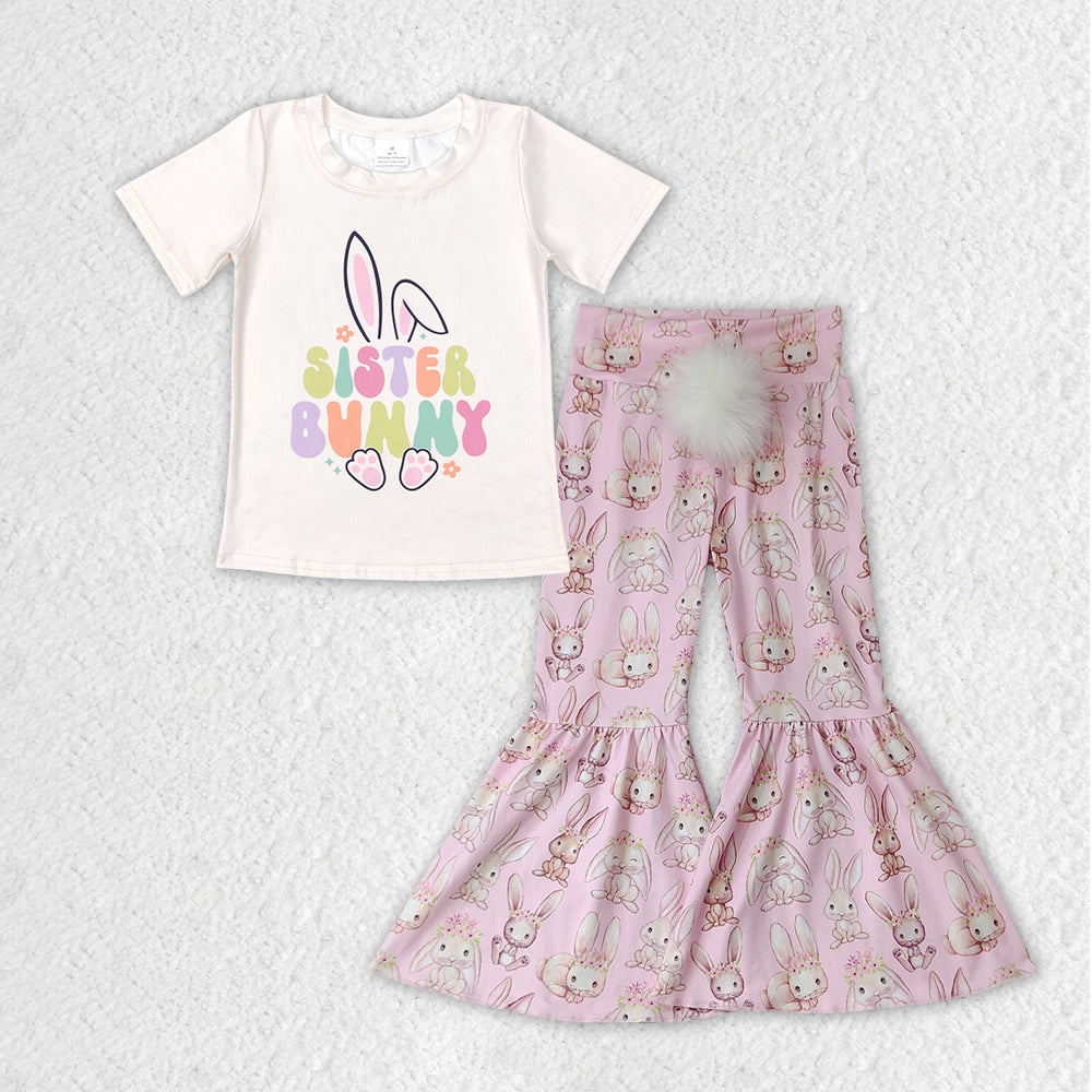 GSPO1345组合 Embroidery Easter girl outfit RTS 202401