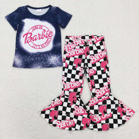 GSPO1354 barbie denim jeans girl outfit 202401 RTS