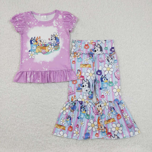 GSPO1376 bluey friends flowers girl outfit 202403 RTS