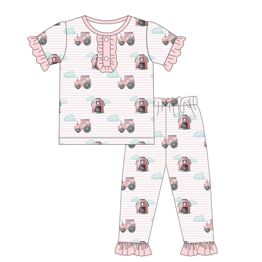 GSPO1415 preorder western tractor house girl outfit 202402