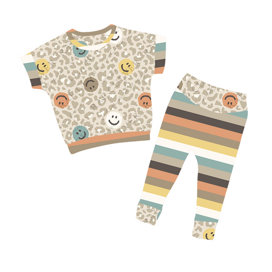 GSPO1422 preorder flower smile leopard girl outfit 202402