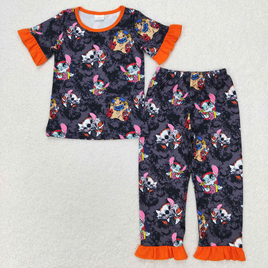 GSPO1580   Stitch cartoon boy outfit 202406 RTS