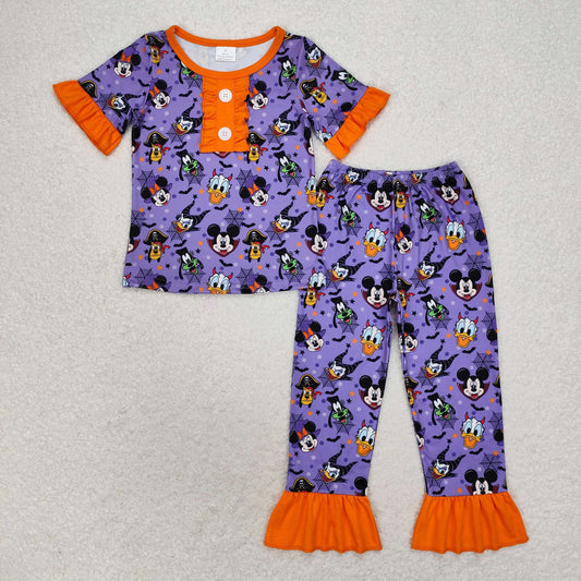 GSPO1608  RTS r Halloween mouse cartoon girl pajamas outfit 202406