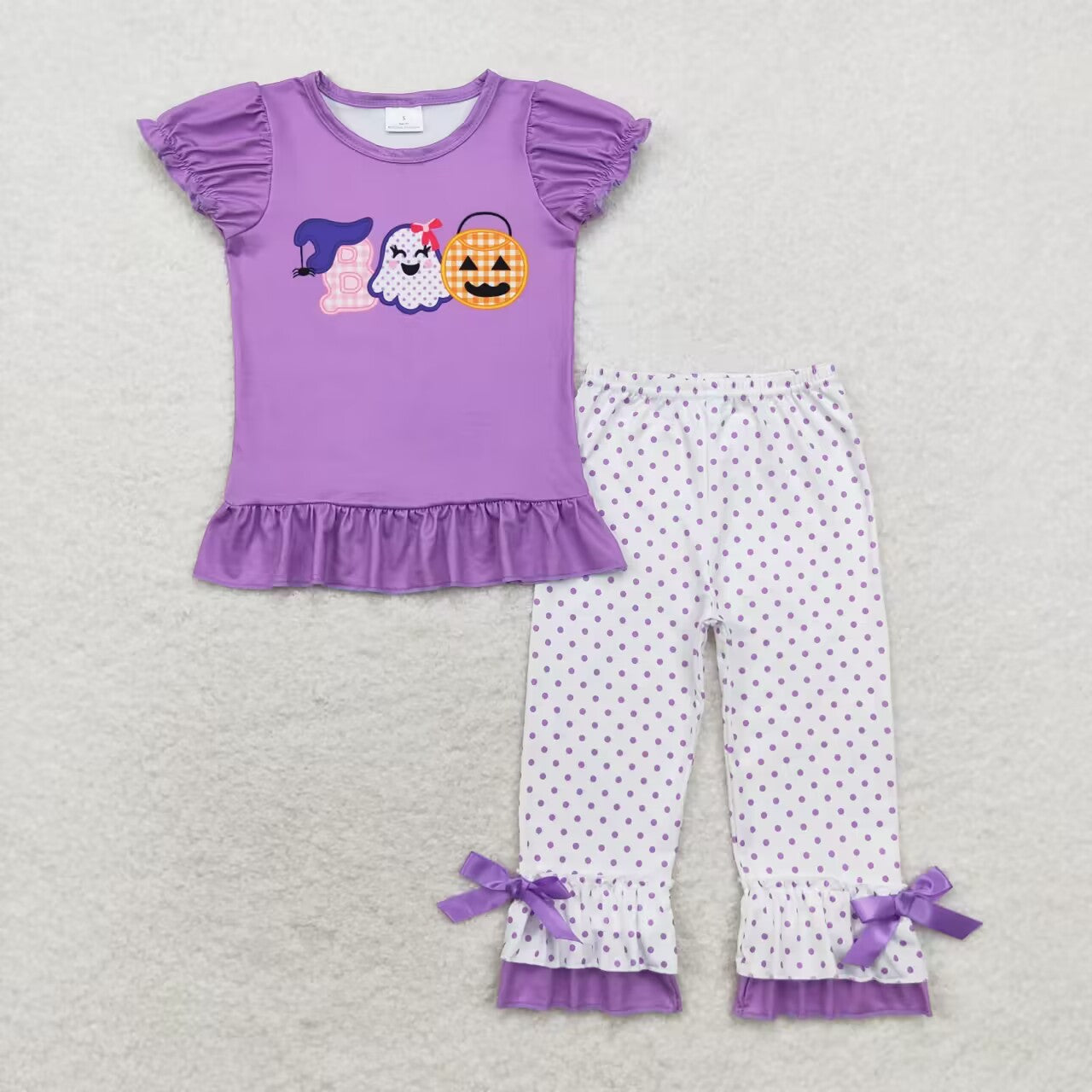 GSPO1647  Halloween purple girl outfit 202408 sibling RTS