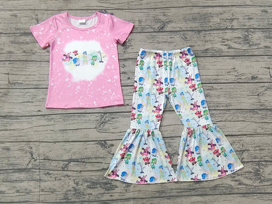 Popular Seller sticker pigsy GSPO1657 girl pajamas outfit preorder 202409 sibling