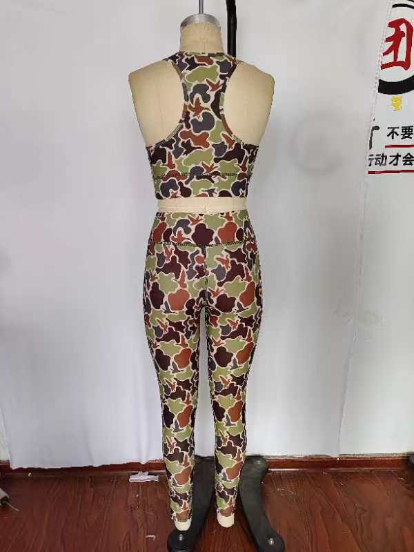 camo adult yoga clothes GSPO1690 polyester XS S M L XL 202408 Sibling preorder