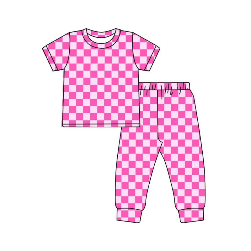 GSPO1752 preorder checkerboard girl pajamas outfit 202410