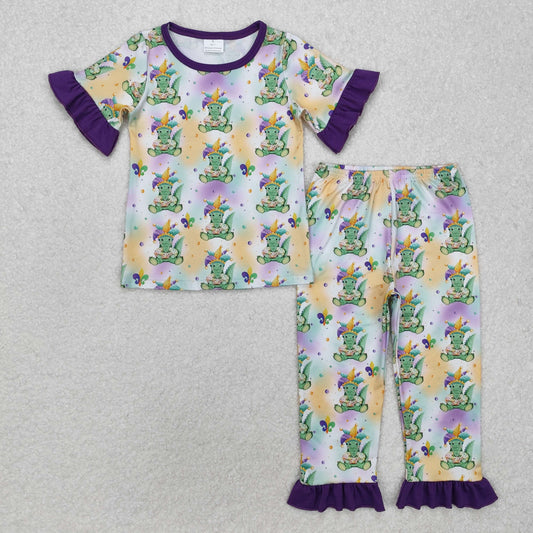 GSPO1766 preorder western dinosaur Maric Gras purple girl outfit 202501 sibling RTS