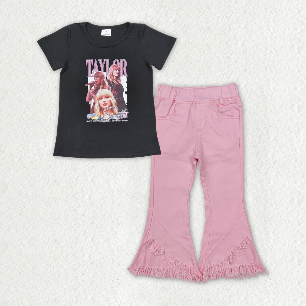 GSPO1818组合 taylor swift pink jeans girl outfit RTS 202411