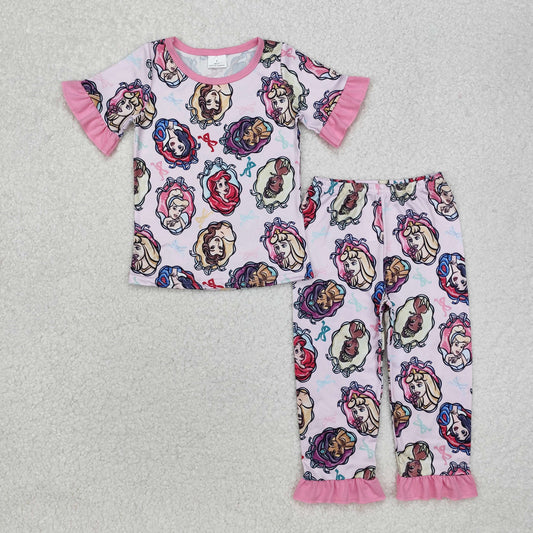 GSPO1846 western princess bell bottom girl pajamas outfit 202412 rts