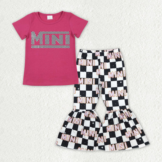 GSPO1947组合 mini checkerboad girl outfit 202412 RTS sibiling