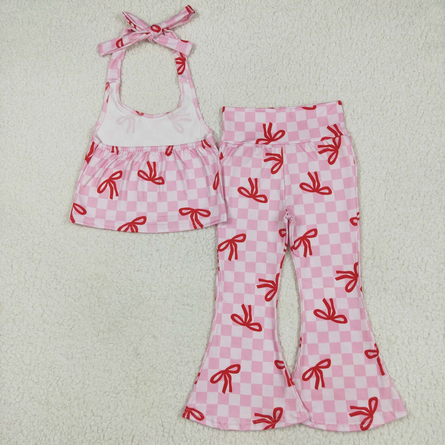 GSPO2030 bow checkerboard girl outfit 202505 RTS