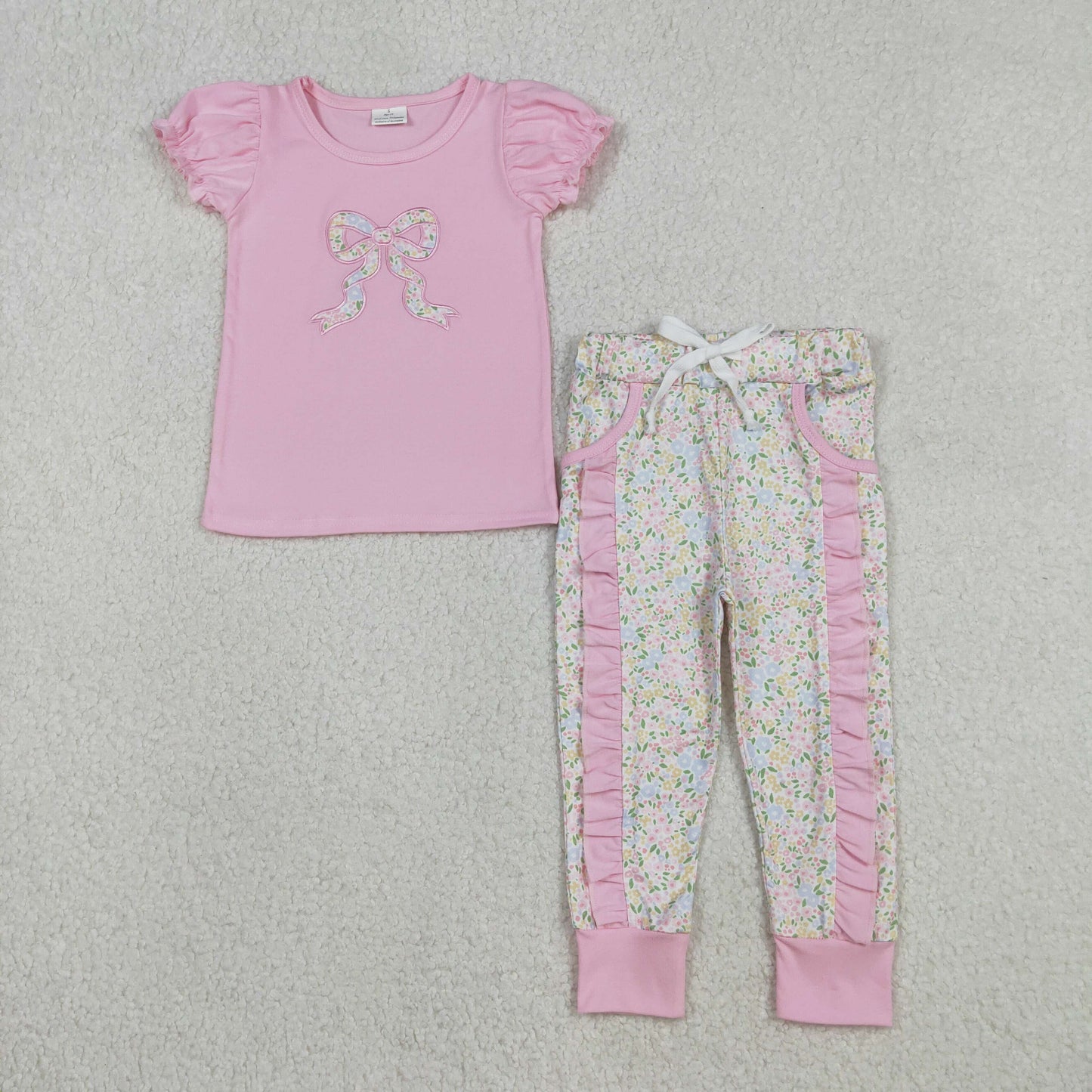 GSPO2060 embroidery  bow western  bow girl outfit 202512 rts