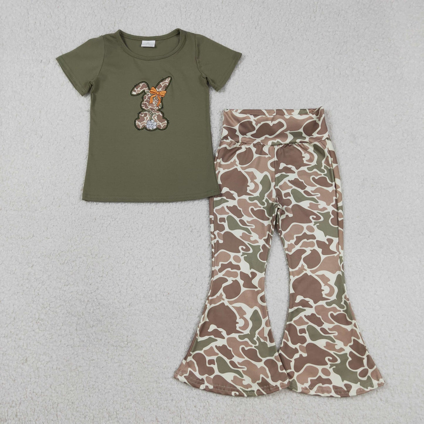 GSPO2110 embroidery Easter camo  girl outfit 202602 RTS