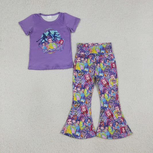 GSPO2272 Hunter Rumi cartoon purple  girl outfit 202604  RTS