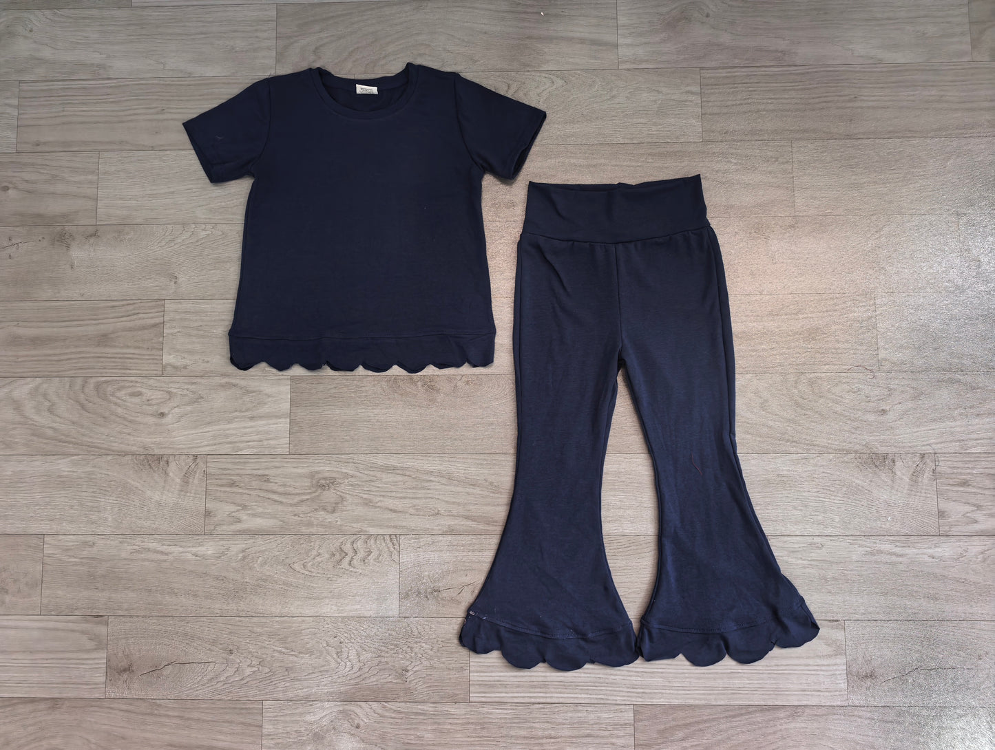 GSPO2343 GT1773+P1081 black girl Pants cotton outfit Set 202608 preorder