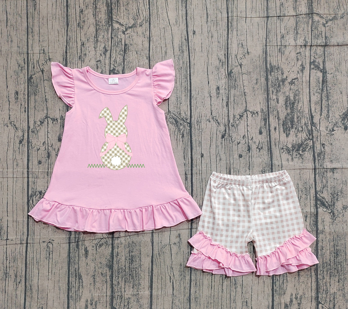 GSSO0374 embroidery Easter girl outfit preorder 202602