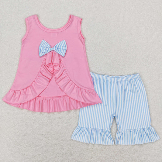 GSSO0438 bow girl summer shorts outfits 202401 RTS