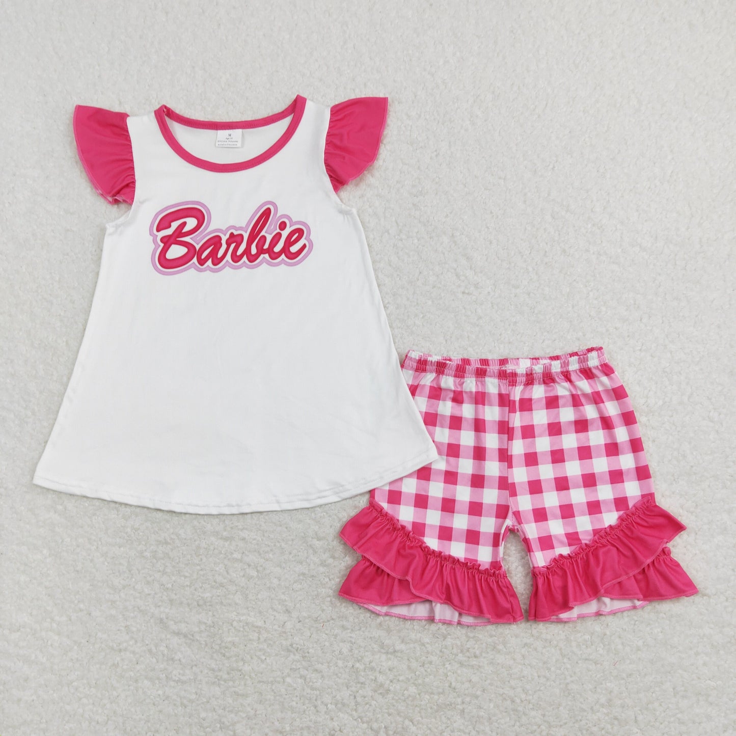 GSSO0477 western barbie short sleeve girl shorts outfit RTS 202401