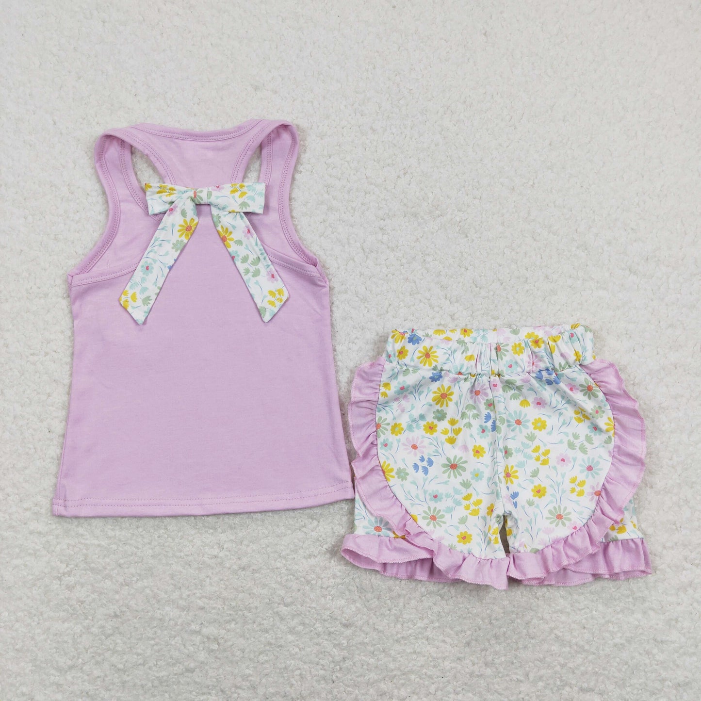 GSSO0511 flowers girl shorts outfit RTS 202401