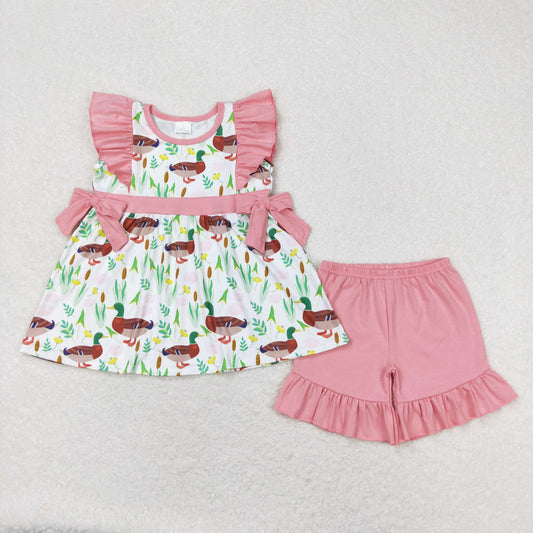 GSSO0517 girl shorts duck summer outfit RTS  202404