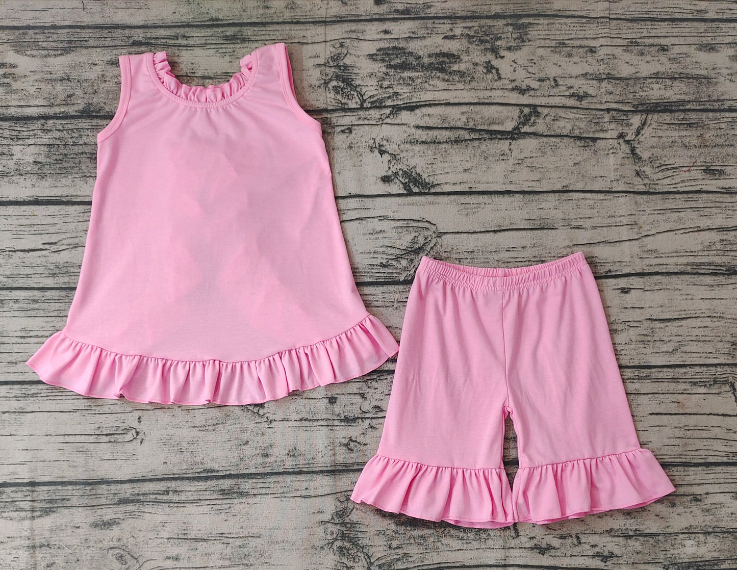 GSSO0518 western valentine bow girl shorts outfit preorder 202401