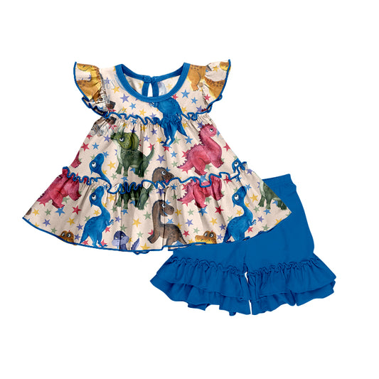 GSSO0620 western flower girl shorts outfit preorder 202401