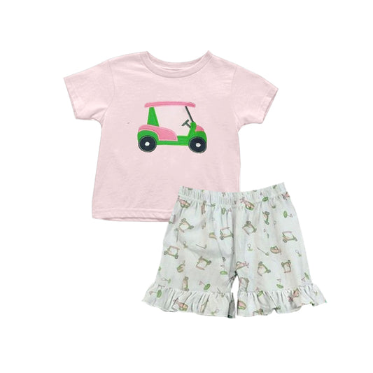 GSSO0622 western golf car girl shorts outfit preorder 202401